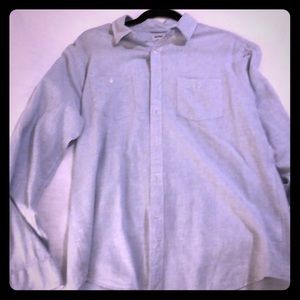 Love this linen light blue shirt large express